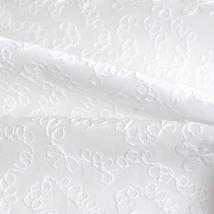 Bio-Voile aus Baumwolle mit Stickerei Design 69608 - weiß 