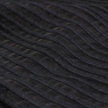 Peace Silk Organza mit Stickerei Design 69898 - schwarz - kbA auf kbT 