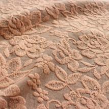 Bio-Kattun aus Baumwolle mit Stickerei - Design 69762 - melon 