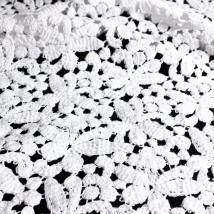 Guipure-Allover aus BIO-Baumwolle Design 69554 - weiß <120m Abnahme ORGANIC