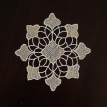 Design Salzburg - Untersetzer Guipure-Spitze - 16 x 16 cm 