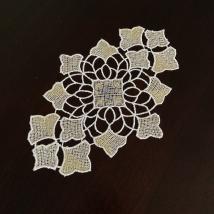 Design Salzburg - Untersetzer Guipure-Spitze - 16 x 25 cm 