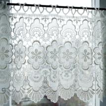 Gardine Design 68094 - 100% Bio-Baumwolle weiß