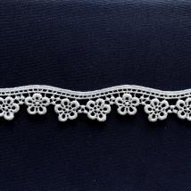 Borte aus Bio-Baumwolle Design 69230 - weiss Kleinstmenge (Zuschnitt Preis/ m)