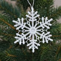 Schneekristall B - Weiß 