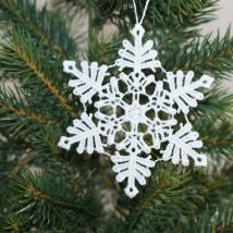 Schneekristall C - Weiß 