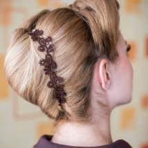 Schmales Armband Viviana - Mokka 