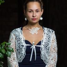 Bolero Roxana in Creme 