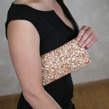 Handtasche Miro - Spitze in Safran 