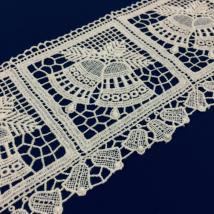 Deko-Spitze Helsinki 10,5 cm breit in Natur (Champagner) 