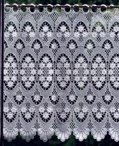 Scheibengardine Spitze No. 68109 - Farbe Weiss 