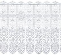 Scheibengardine Spitze Design 68450 49 cm