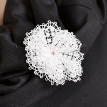 Brosche Diana - Creme 