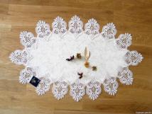 Design Frankfurt - 35 x 55 cm oval Jacquard M