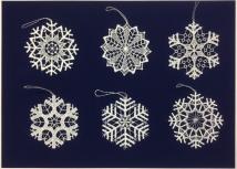 Eiskristall 6x - Set Silber 