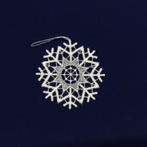 Eiskristall E - Silber & Creme 