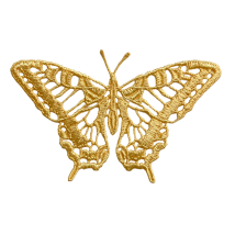 Motiv Schmetterling - Gold 