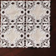 Untersetzer Pillnitz | 15 x 15 cm Creme & Beige