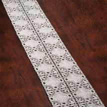 Tischband Pillnitz | Breite 15 cm | versch. Längen 92 | Creme