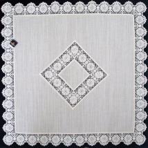 Tischdecke Design Hamburg - 96 x 96 cm eckig mit Mitte 