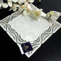 Design Luzern - 16 x 16 cm eckig Beige | Jacquard M