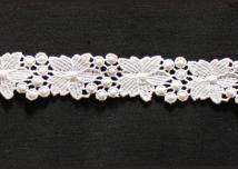 Borte aus Bio-Baumwolle Design 69032 - weiss <250m Abnahme ORGANIC