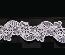 Borte aus Bio-Baumwolle Design 84940 - weiss 