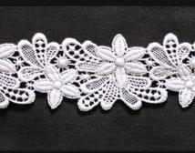 Borte aus Bio-Baumwolle Design 84942 - weiss <250m Abnahme ORGANIC