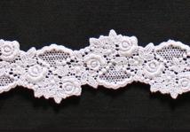 Borte aus Bio-Baumwolle Design 85028 - weiss 