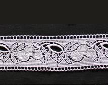 Borte aus Bio-Baumwolle Design 85042 - weiss <250m Abnahme ORGANIC