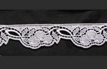 Borte aus Bio-Baumwolle Design 85044 - weiss 