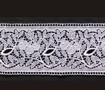 Borte aus Bio-Baumwolle Design 85048 - weiss 