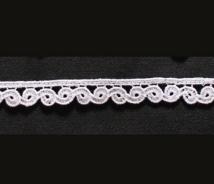 Borte aus Bio-Baumwolle Design 85108 - weiss bis 250m Abnahme ORGANIC