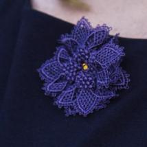 Brosche Sophie - Ultra Violet (Flieder) 