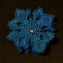 Brosche Sophie - Petrol 