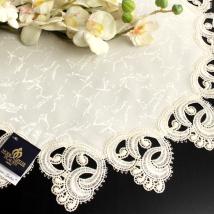 Design Genf - 140 cm rund Damast E