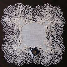 Tischdecke Design Madrid - 37 x 37 cm eckig Acrylleinen AL