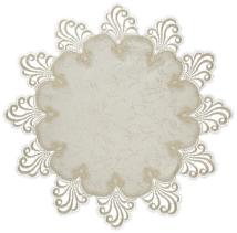 Design Nizza - 40 cm rund Damast E