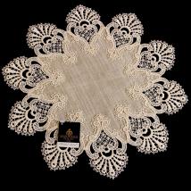 Design Würzburg - 40 cm rund Vogtlandleinen L