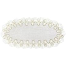 Tischdecke Design Oslo - 40 x 85 cm oval 