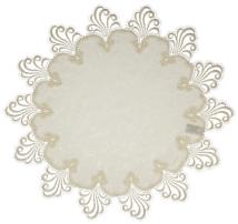 Design Nizza - 45 cm rund Damast E