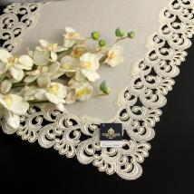 Design Genf - 36 x 77 cm eckig Vogtlandleinen L