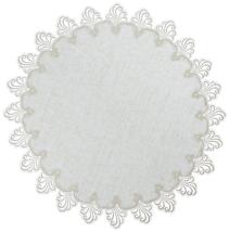 Design Nizza - 75 cm rund Vogtlandleinen L