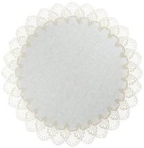 Design Nizza - 130 cm rund Vogtlandleinen L