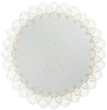 Design Nizza - 165 cm rund Vogtlandleinen L