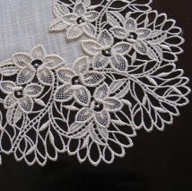 Tischläufer Design Madrid - 37 x 86 cm eckig Acrylleinen AL