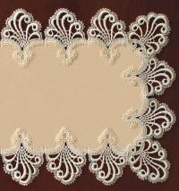 Design Nizza - 40 x 90 cm eckig Polyestersatin S