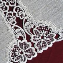 Kleine Tischdecke Lugano - 30x30 cm Jacquard M