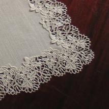 Mitteldecke Design Madrid - 85 x 85 cm eckig Vogtlandleinen L