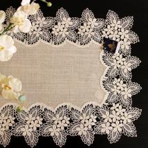 Design Aachen - 42 x 82 cm eckig Vogtlandleinen L